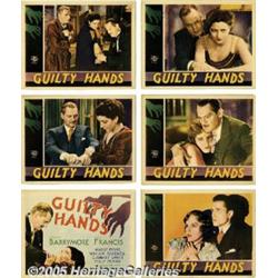 Guilty Hands (MGM, 1931). Title Card - Lobby Card
