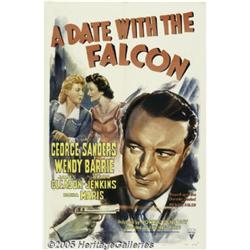 A Date with the Falcon (RKO, 1941) One Sheet (27"