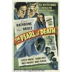 Pearl of Death (Universal, 1944) One Sheet (27" X