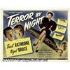 Image 1 : Terror By Night (Universal, 1946) Half Sheet (22"