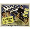Image 2 : Terror By Night (Universal, 1946) Half Sheet (22"