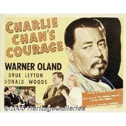 Charlie Chan's Courage (Fox, 1934). Title Card an