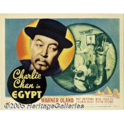 Charlie Chan in Egypt (Fox, 1935). Title Card and