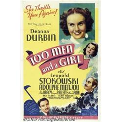 One Hundred Men and a Girl (Universal, 1937) One 