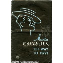 Way to Love (Paramount, 1933) Pressbook (Multiple