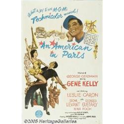 An American In Paris (MGM, 1951) One Sheet (27" X