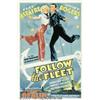 Image 2 : Follow the Fleet (RKO, 1936) One Sheet (27" X 41"