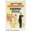 Image 1 : Carefree (RKO, 1938) One Sheet (27" X 41"). Ginge