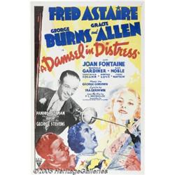 A Damsel In Distress (RKO, 1937) One Sheet (27" X