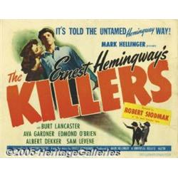 The Killers (Universal, 1946) Title Lobby Card (1