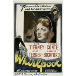 Whirlpool (20th Century Fox, 1949) One Sheet (27"