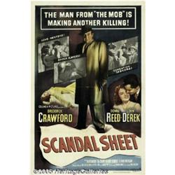 Scandal Sheet (Columbia, 1952) One Sheet (27" X 4