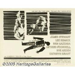 Anatomy of a Murder (Columbia, 1959) Half Sheet (