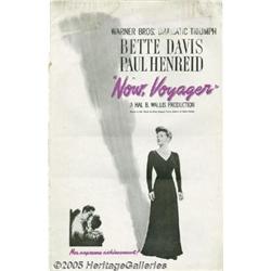 Now, Voyager (Warner Brothers, 1942) Pressbook (M