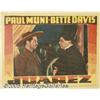 Image 1 : Juarez (Warner Brothers, 1939) Lobby Card (11" X 