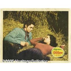 The Outlaw (United Artists, 1946) Lobby Card (11"