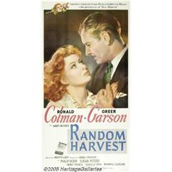 Random Harvest (MGM, 1942) Three Sheet (41  X 81 