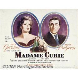 Madame Curie (MGM, 1943) Half Sheet (22" X 28"). 