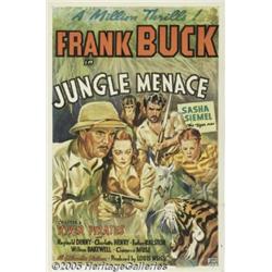 Jungle Menace (Columbia, 1937) One Sheet (27" X 4