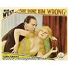 Image 1 : She Done Him Wrong (Paramount, 1933) Lobby Card (
