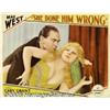 Image 2 : She Done Him Wrong (Paramount, 1933) Lobby Card (