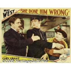 She Done Him Wrong (Paramount, 1933) Lobby Card (
