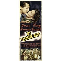 My Favorite Wife (RKO, 1940) Insert (14" X 36"). 