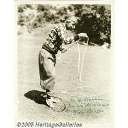 Will Rogers Signed Photo (Circa 1934) Still (8" X