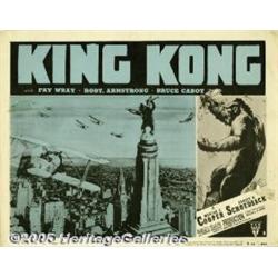 King Kong (RKO, R-1952). Lobby Card (11" X 14"). 