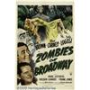 Image 2 : Zombies on Broadway (RKO, 1945) One Sheet (27" X 
