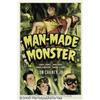 Image 2 : Man Made Monster (Universal, 1941). One Sheet (27