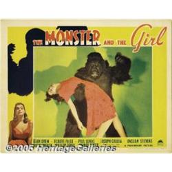 The Monster and the Girl (Paramount, 1941). Lobby