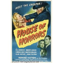 House of Horrors (Universal, 1946) One Sheet (27"