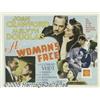Image 1 : A Woman's Face (MGM, 1941) Half Sheet (22" X 28")