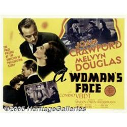 A Woman's Face (MGM, 1941) Half Sheet (22" X 28")