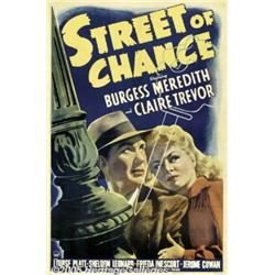 Street of Chance (Paramount, 1942) One Sheet (27"