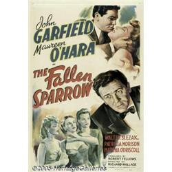 The Fallen Sparrow (RKO, 1943) One Sheet (27" X 4