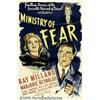 Image 1 : Ministry of Fear (Paramount, 1944) One Sheet (27"