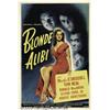 Image 2 : Blonde Alibi (Universal, 1946) One Sheet (27" X 4