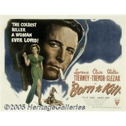 Born to Kill (RKO, 1946) Half Sheet (22" X 28"). 