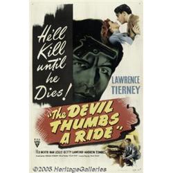 The Devil Thumbs A Ride (RKO, 1947) One Sheet (27