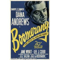 Boomerang (20th Century Fox, 1947) One Sheet (27"