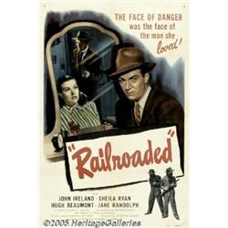 Railroaded (Eagle-Lion Films, 1947) One Sheet (27