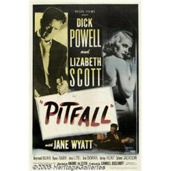 Pitfall (United Artists, 1948) One Sheet (27" X 4