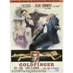 Goldfinger (United Artists, 1964) French (23" X 3