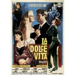 La Dolce Vita (Cineriz, 1961) Italian Poster (39"