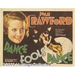 Dance Fools Dance (MGM, 1931) Title Lobby Card (1