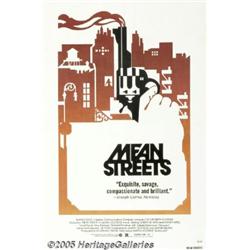 Mean Streets (Warner Brothers, 1973) One Sheet (2