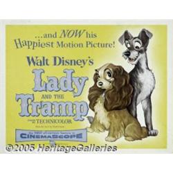 Lady and the Tramp (Disney, 1955) Half Sheet (22"