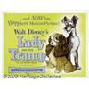 Image 2 : Lady and the Tramp (Disney, 1955) Half Sheet (22"